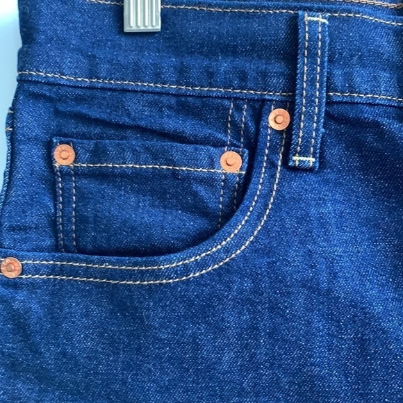 Levi's ribcage no mans land short in indigo dark blue, size 30 - Picture 9 of 14